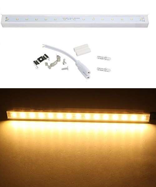 Soft Warm White LED Square Tube Lights 300mm 30cm 220V. Comes with Accessories. Collections Allowed.