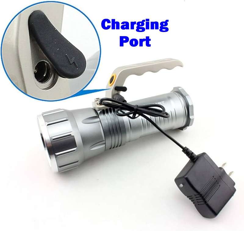 Rechargeable CREE LED High Performance Searchlight Emergency Torch. Collections Are Allowed.