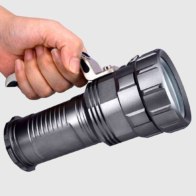 Rechargeable CREE LED High Performance Searchlight Emergency Torch. Collections Are Allowed.