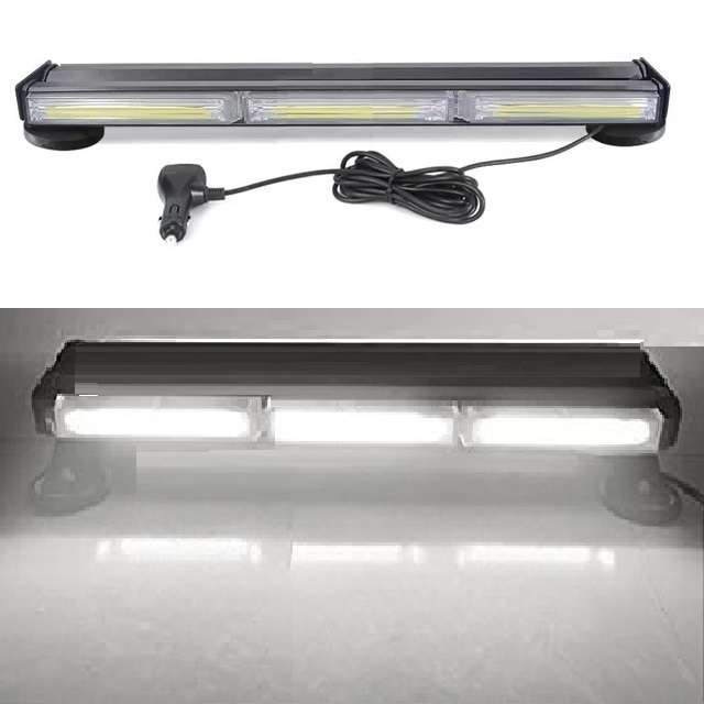 Magnetic Mount LED Strobe Flash Double Side Light Bar 450mm in Cool White. Collections Are Allowed.