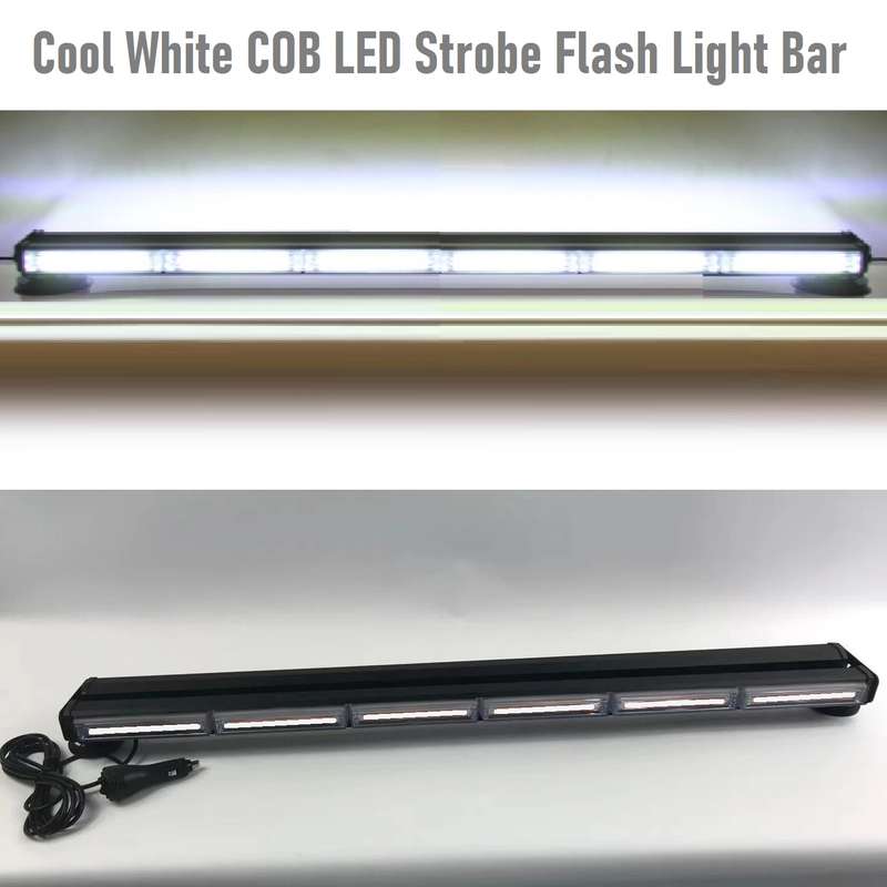 Double Side Cool White LED Strobe Flash Light Bar 900mm. Magnetic Mount. Collections Are Allowed.