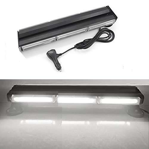 Magnetic Mount LED Strobe Flash Double Side Light Bar 450mm in Cool White. Collections Are Allowed.