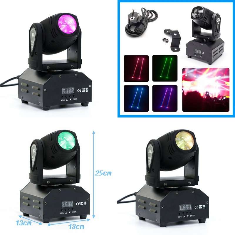 Professional Disco Moving Head Light DMX512 Stage Light, DJ Party Light. Collections Are Allowed.