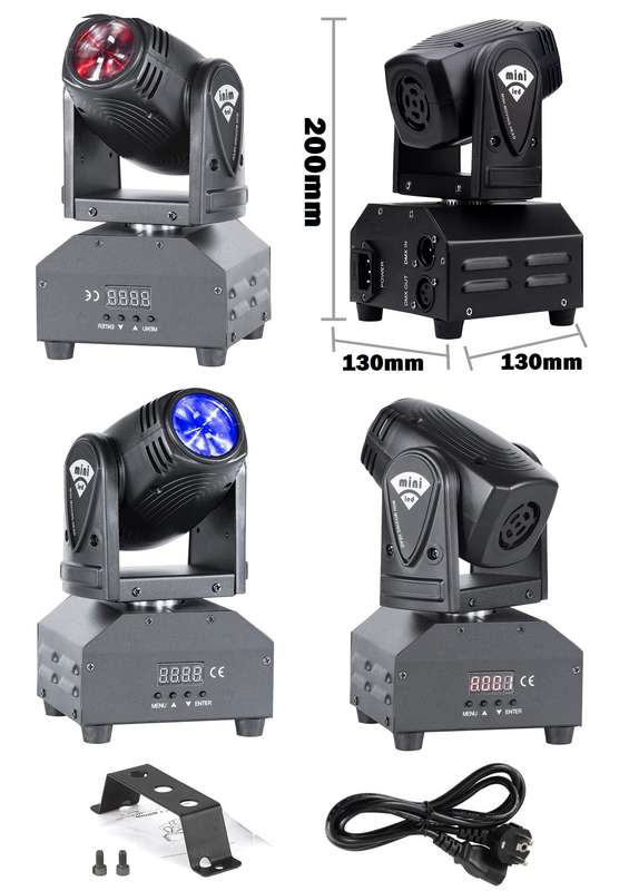 Professional Disco Moving Head Light DMX512 Stage Light, DJ Party Light. Collections Are Allowed.