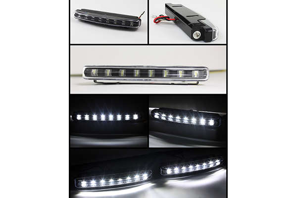 LED DayTime Running Lights For Vehicles.  LED DTRL Cool White 9 ~ 32V. Collections Are Allowed.