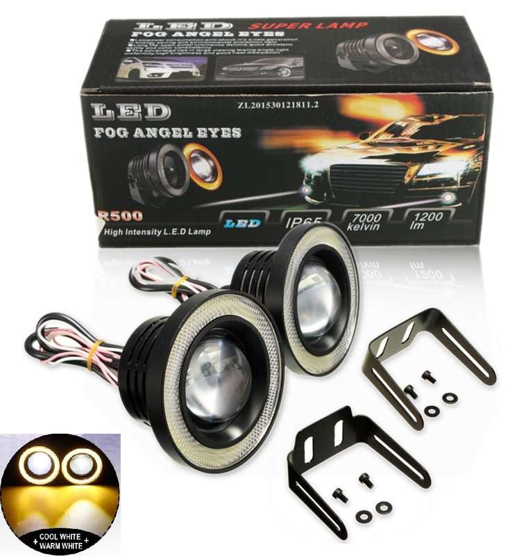 Fog Angel Eyes DayTime Running Lights Premium Quality COB LED Technology. Collections Are Allowed.