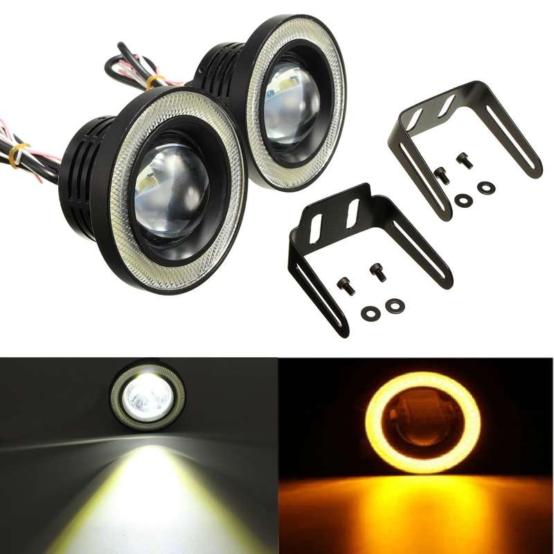 Fog Angel Eyes DayTime Running Lights Premium Quality COB LED Technology. Collections Are Allowed.
