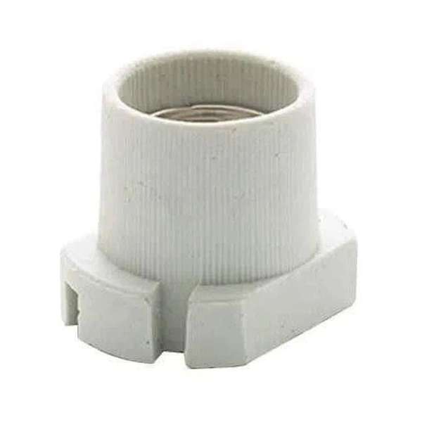 E27 Screw Cap Ceramic Porcelain Lamp Bulb Skirted Socket Holder Fitting Base. Collections Allowed.