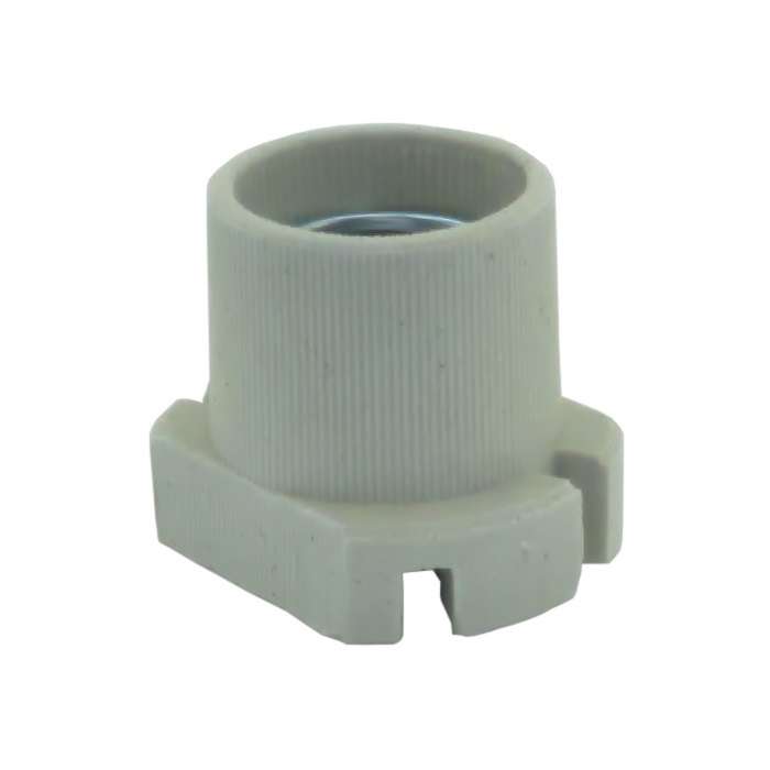 E27 Screw Cap Ceramic Porcelain Lamp Bulb Skirted Socket Holder Fitting Base. Collections Allowed.