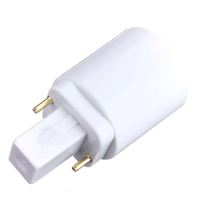 G24 Male To E27 Female Socket Base Light Bulb Lamp Adapter Converter Holder. Collections Allowed