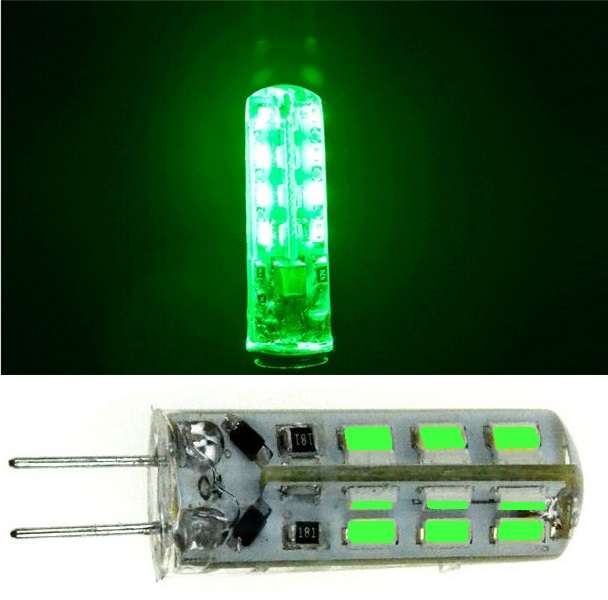 Green G4 LED Capsules, Lamps, Globes. Corn Design G4 SMD LED Light Bulbs AC220V. Collections Allowed