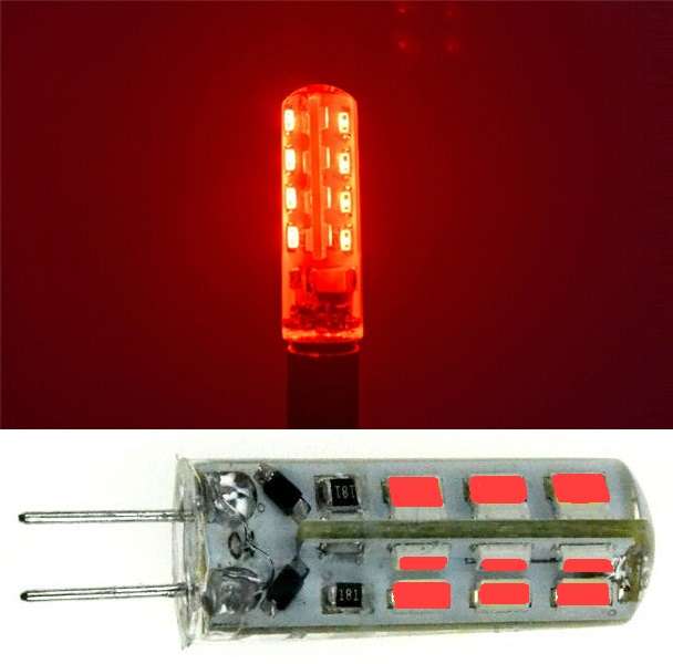 Corn Design G4 SMD LED Capsules, Lamps, Globes. Red G4 LED AC220V Light Bulbs. Collections Allowed.