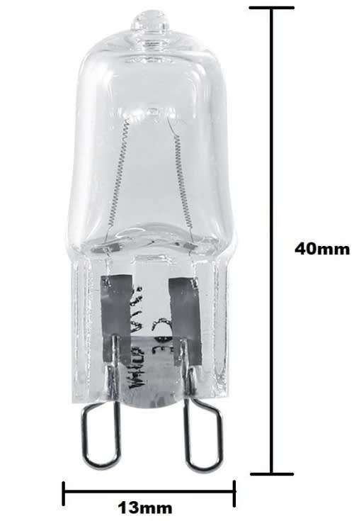 Halogen Globes, Capsules, Lamps 35W AC220V G9 Halogen Light Bulbs In Warm White. Collections Allowed