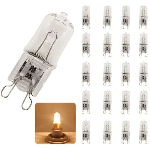 Halogen Globes, Capsules, Lamps 35W AC220V G9 Halogen Light Bulbs In Warm White. Collections Allowed