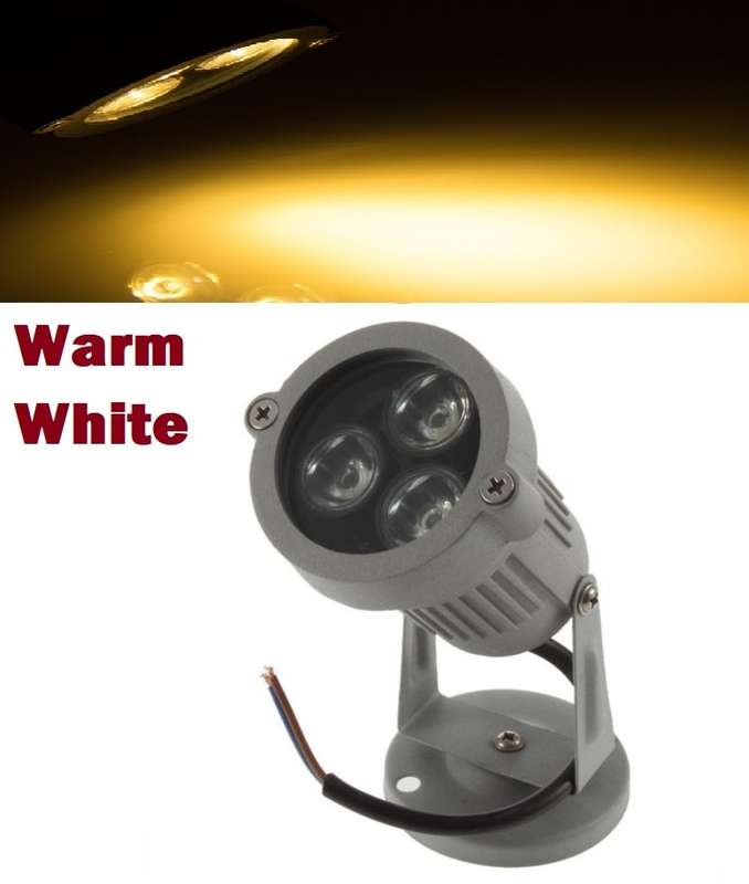 LED Spot Lights: Outdoor Garden / Landscape Warm White Spotlights. AC220V. Collections Are Allowed.