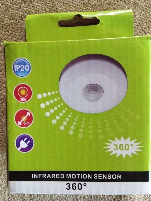 Clearance Special Offer On Infrared Motion Sensor PIR 360° Detection Range 220V. Collections Allowed