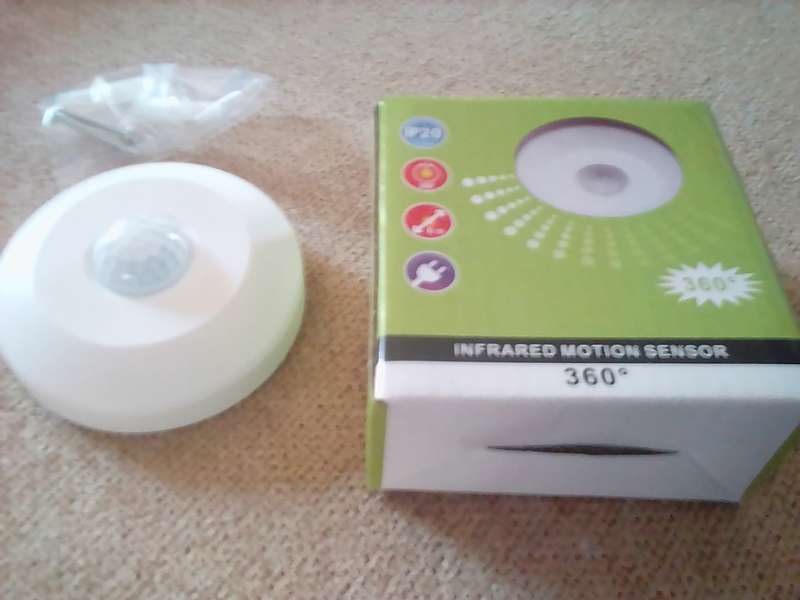 10 Packs Of Infrared Motion Sensor Switch PIR 360° Detection Range, AC220~240V. Collections Allowed.