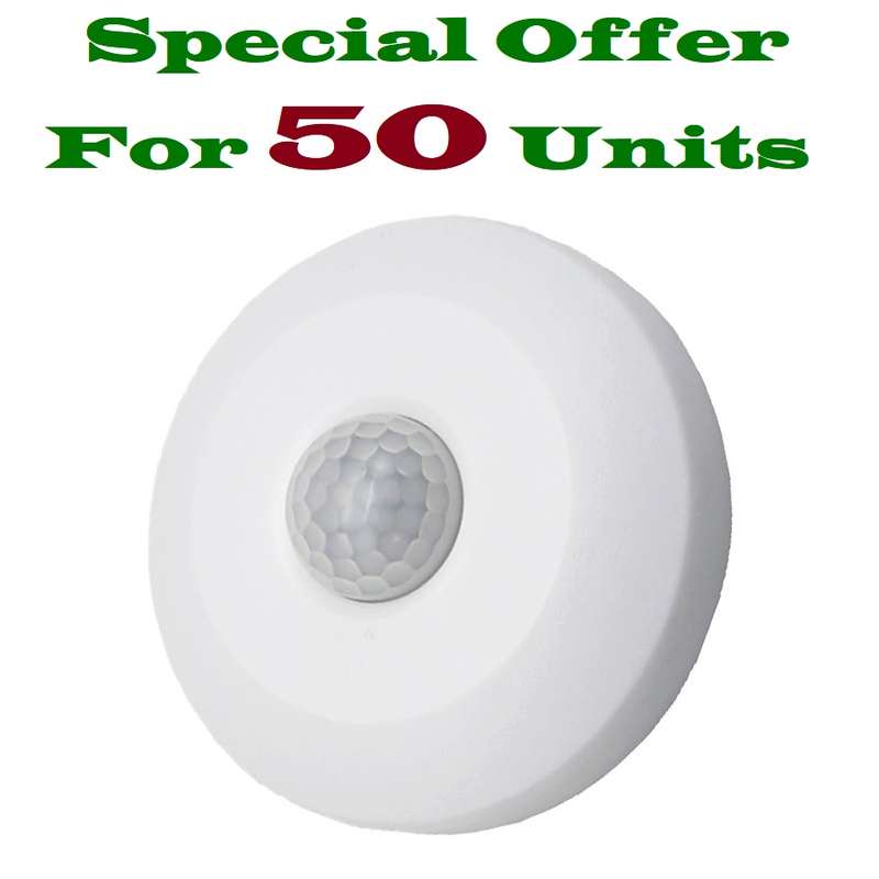 50 Packs Of PIR Motion Sensor Detector / Switch 360° Surface Mount AC220~240V. Collections Allowed.