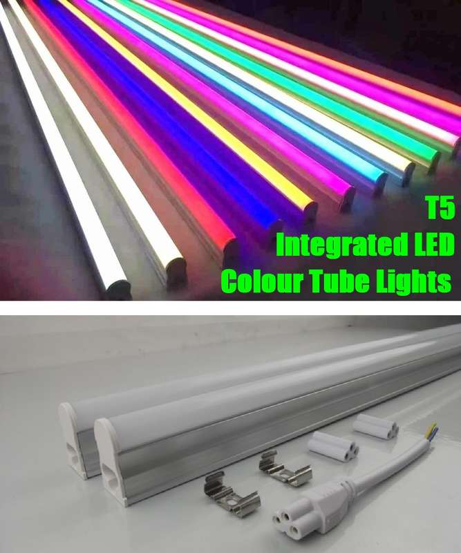 2ft 600mm 60cm T5 Integrated LED Tube Lights, Complete With Brackets & Fittings. Collections Allowed