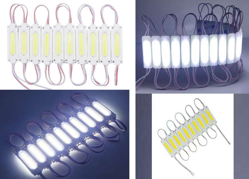 Giant Cool White COB LED Light Modules. Waterproof Injection Moulded with Lens. Collections Allowed.
