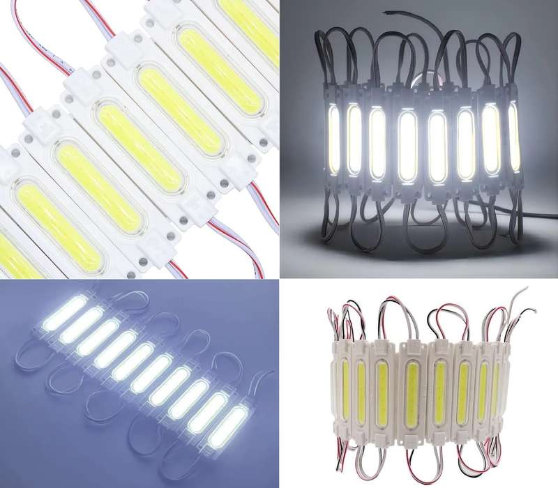 Giant Cool White COB LED Light Modules. Waterproof Injection Moulded with Lens. Collections Allowed.