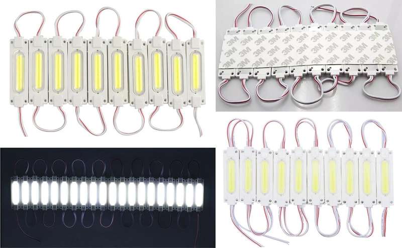 Giant Cool White COB LED Light Modules. Waterproof Injection Moulded with Lens. Collections Allowed.
