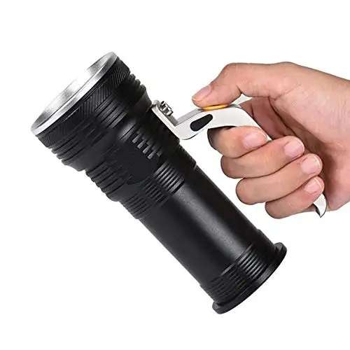 Multifunctional Rechargeable LED High Power Searchlight Emergency Torch. Collections Are Allowed.