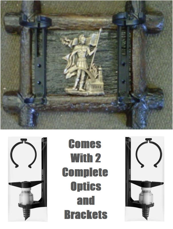 Vintage Fireman Logo Liquor Dispensers with 2 Sets of Optics. Brand New. Collections Are Allowed.