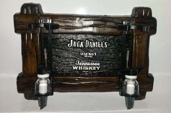 Liquor Dispensers: Jack Daniel`s Tennessee Whiskey with 2 Optic Sets. Brand New. Collections Allowed