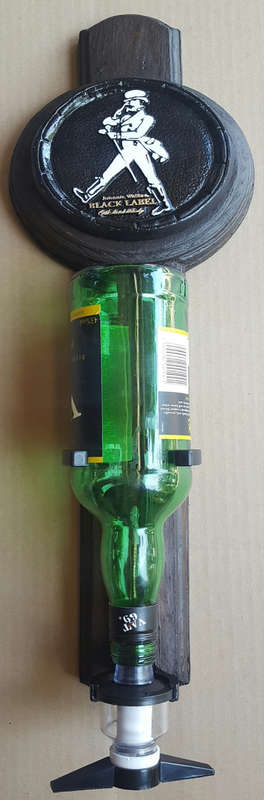 Liquor Dispensers: Johnnie Walker Scotch Whisky with 1 Optic Set. New Products. Collections Allowed.