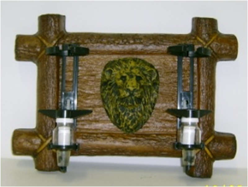 Liquor Dispensers: Lion Head with 2 Sets of Optics and Brackets. New Products. Collections Allowed.