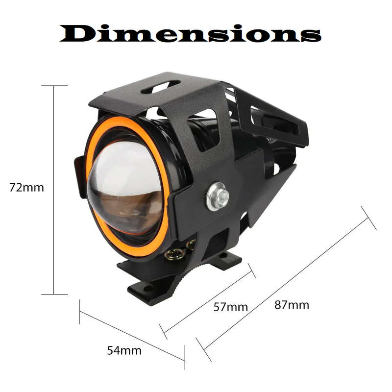 LED Angel Eye Spotlights, Devil Eye Universal Auxiliary Halo Ring Spotlights. Collections Allowed.