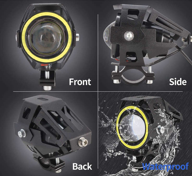 LED Angel Eye Spotlights, Devil Eye Universal Auxiliary Halo Ring Spotlights. Collections Allowed.