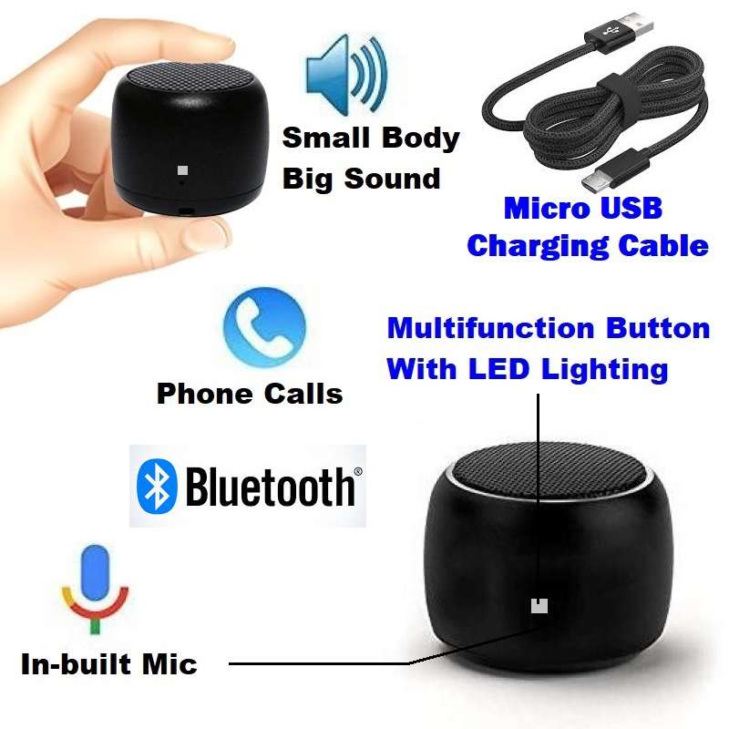 Nano Rechargeable Portable Wireless (Bluetooth) Speaker. Mini Portable Wireless. Collections Allowed