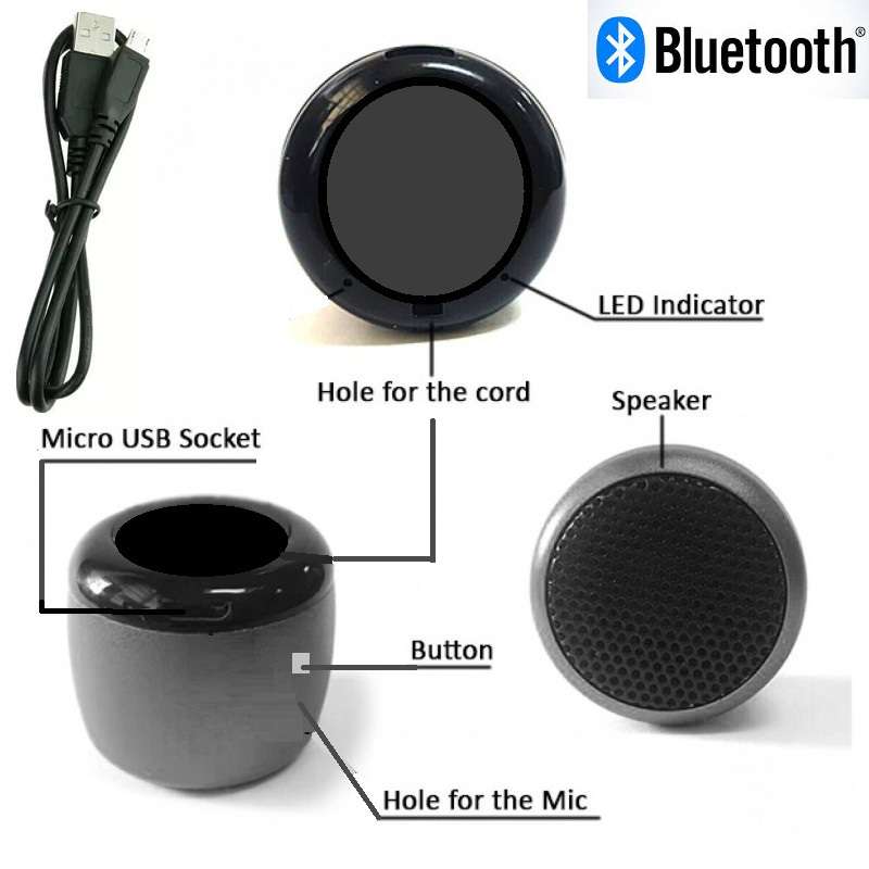 Nano Rechargeable Portable Wireless (Bluetooth) Speaker. Mini Portable Wireless. Collections Allowed