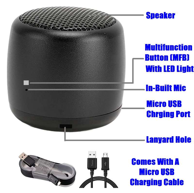 Nano Rechargeable Portable Wireless (Bluetooth) Speaker. Mini Portable Wireless. Collections Allowed
