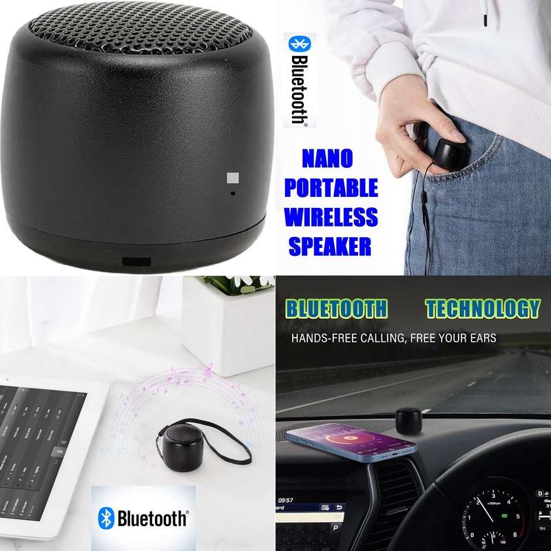 Nano Rechargeable Portable Wireless (Bluetooth) Speaker. Mini Portable Wireless. Collections Allowed
