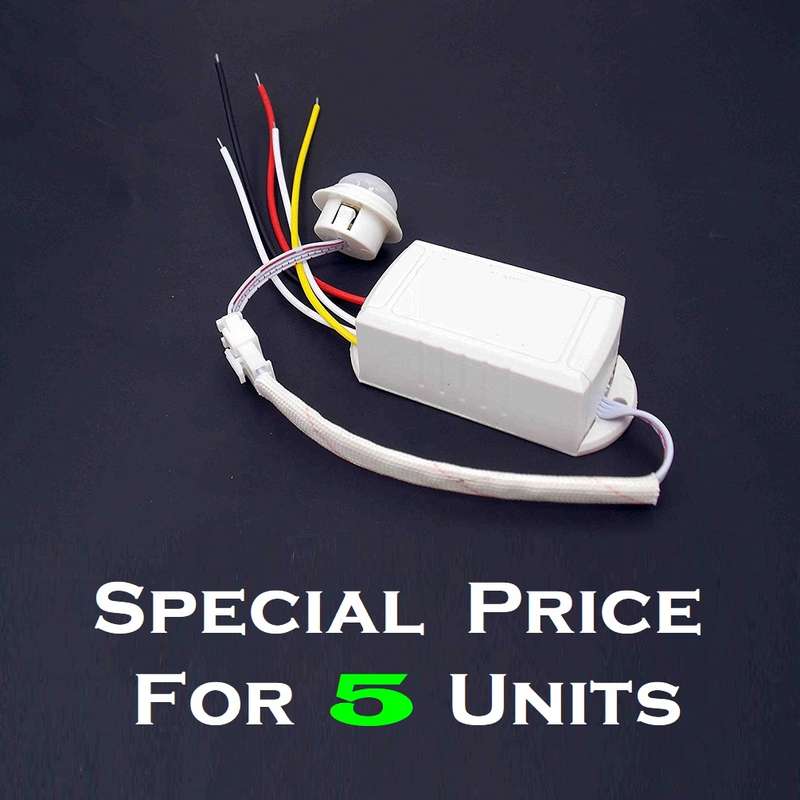 5 Packs Of Infrared 360° PIR Motion Sensor Switch Module for Automation Systems. Collections Allowed