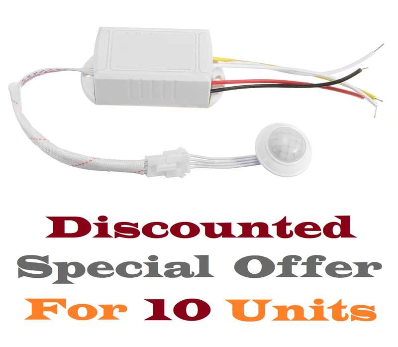 10 Units Of Infrared 360° PIR Motion Sensor Switch Module for Automation Systems Collections Allowed