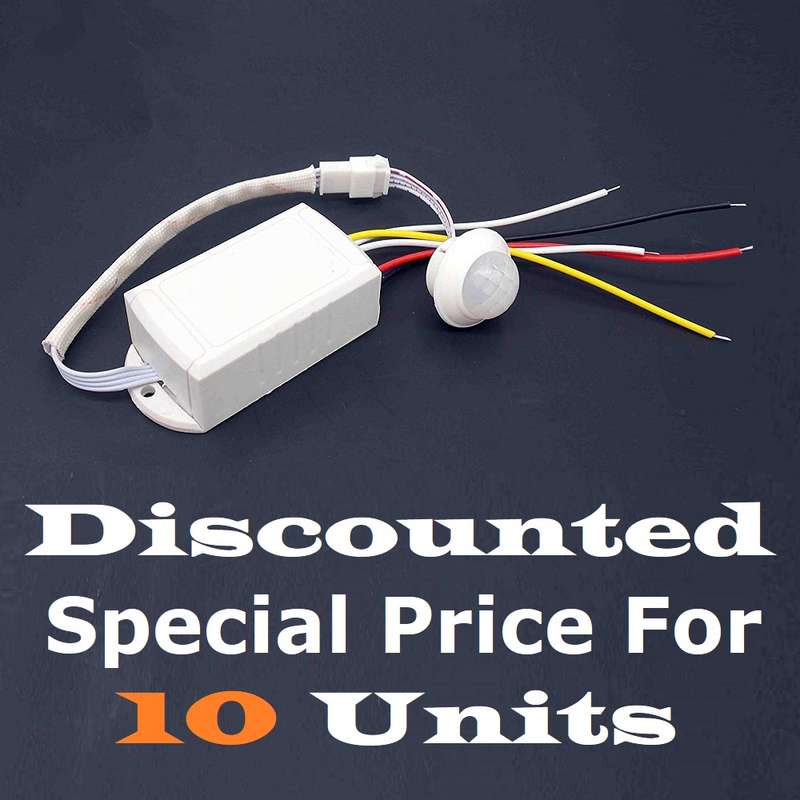 10 Packs Of Infrared 360° PIR Motion Sensor Switch Module for Automation Systems Collections Allowed