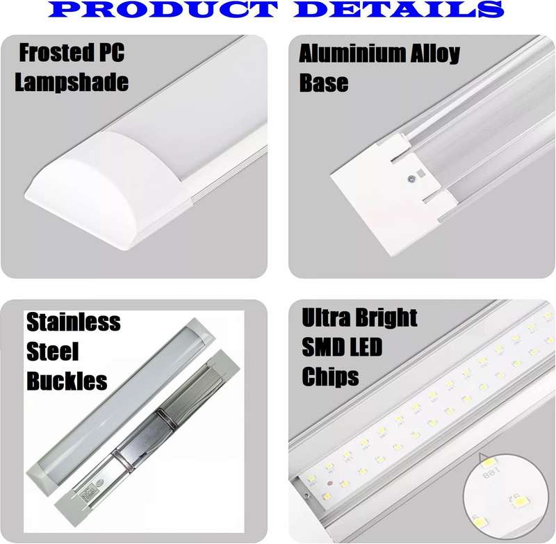 Premium LED Batten Tube Lights. Ultra Slim Modern Design Complete With Fittings. Collections Allowed