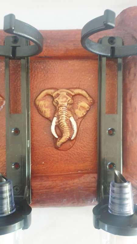 Riempie 2 Elephant Heads Liquor Dispensers With 3 Optic Sets. Brand New Products.Collections Allowed