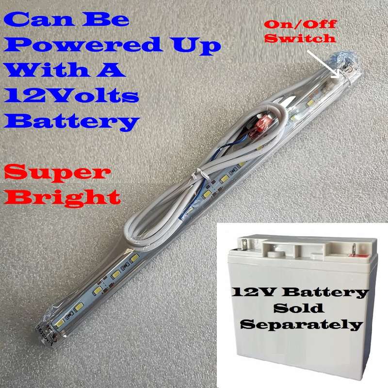 LED Tube Lights: 12V LED Tube Lamps With On/Off Switch. Loadshedding Buster. Collections Allowed.
