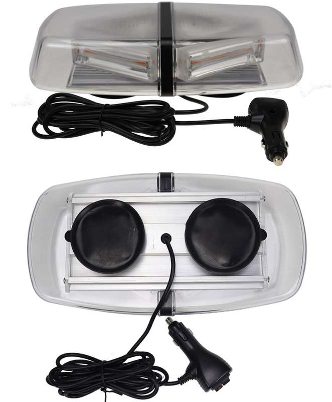 Strobe Flash Car Roof Top High Intensity Amber Orange Yellow COB LED Light Bar. Collections Allowed.