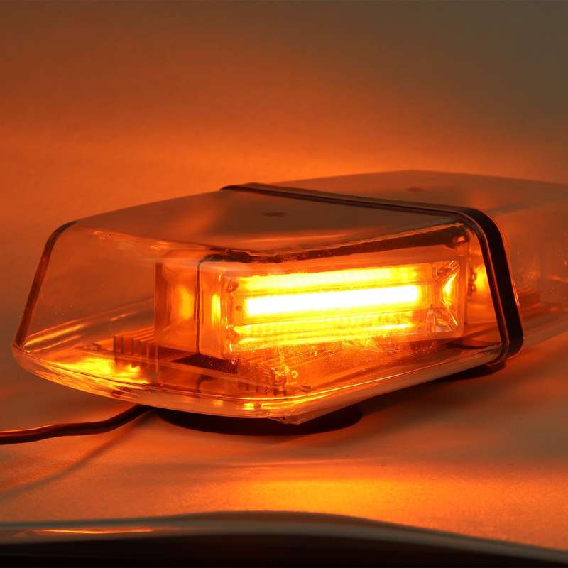 Strobe Flash Car Roof Top High Intensity Amber Orange Yellow COB LED Light Bar. Collections Allowed.
