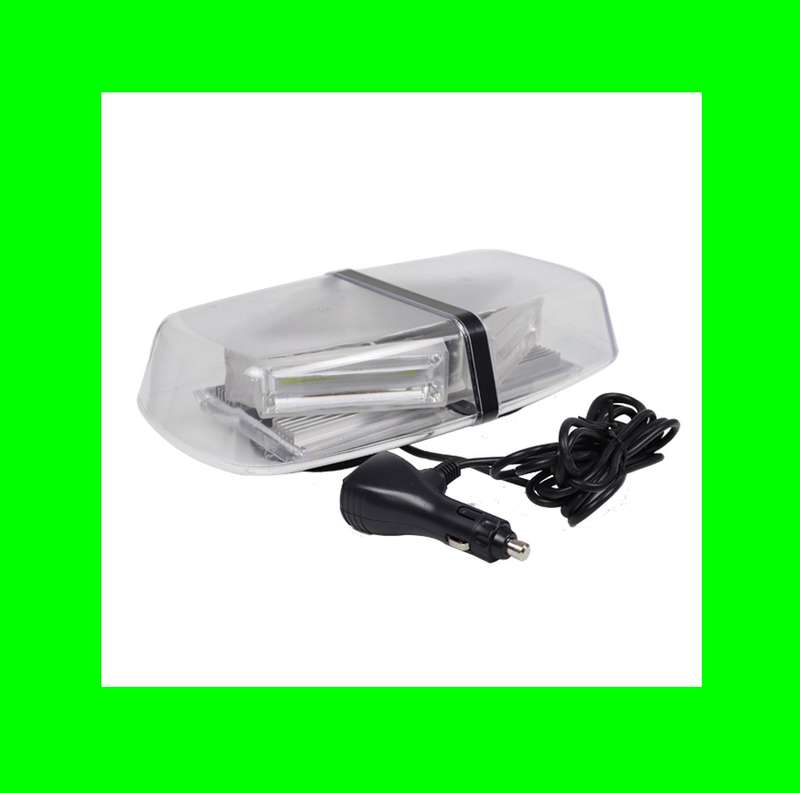 Green High Intensity COB LED Strobe Flash Magnetic Vehicle Roof Top Light Bar. Collections Allowed.