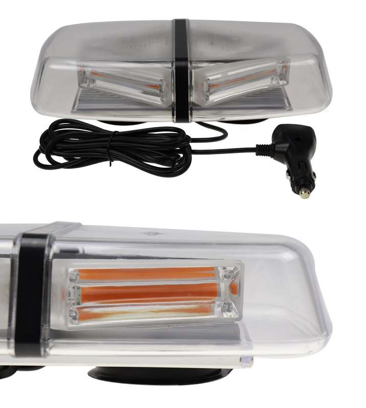 Strobe Flash Car Roof Top High Intensity Amber Orange Yellow COB LED Light Bar. Collections Allowed.