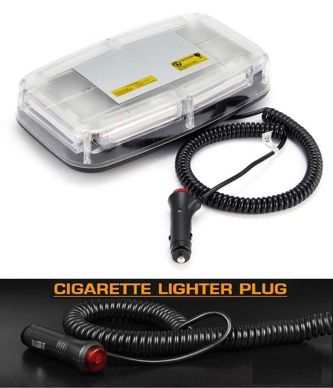 High Intensity Cool White COB LED Strobe Flash Vehicle Roof Top Light Bar. Collections Are Allowed.