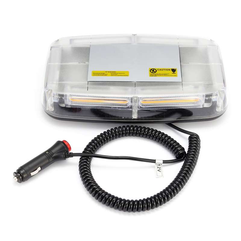 Strobe Flash Magnetic Car Roof Top Red High Intensity COB LED Light Bar 12V/24V. Collections Allowed