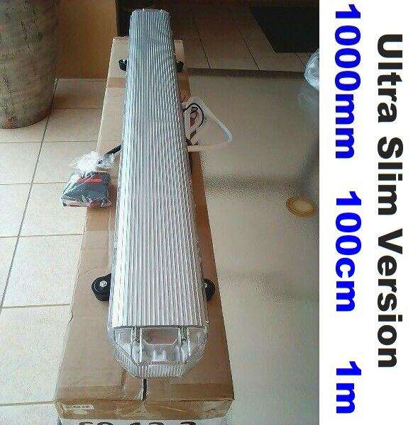 Very Slim Version Vehicle Roof Top LED Strobe Flash Light Bar. Red Light Colour. Collections Allowed